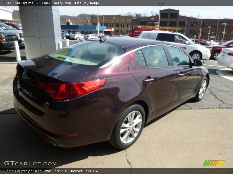 Dark Cherry Pearl Metallic / Beige 2013 Kia Optima LX