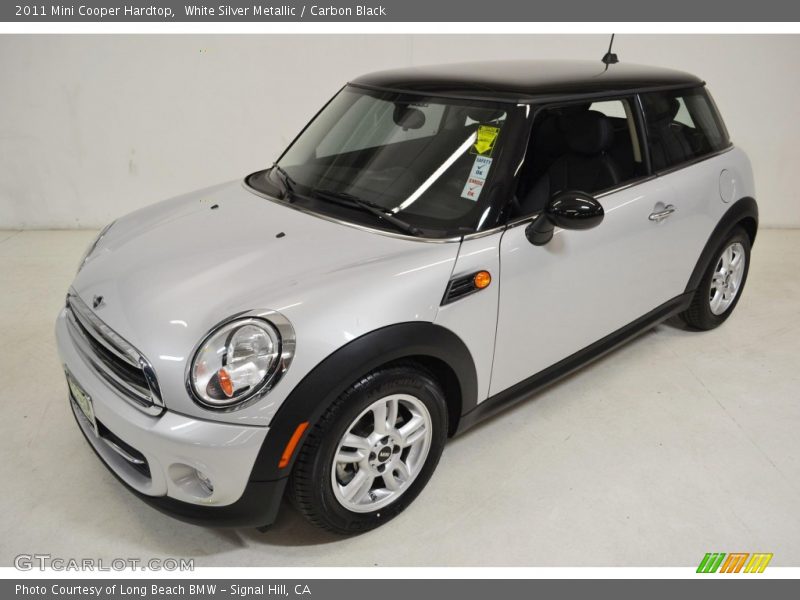 White Silver Metallic / Carbon Black 2011 Mini Cooper Hardtop