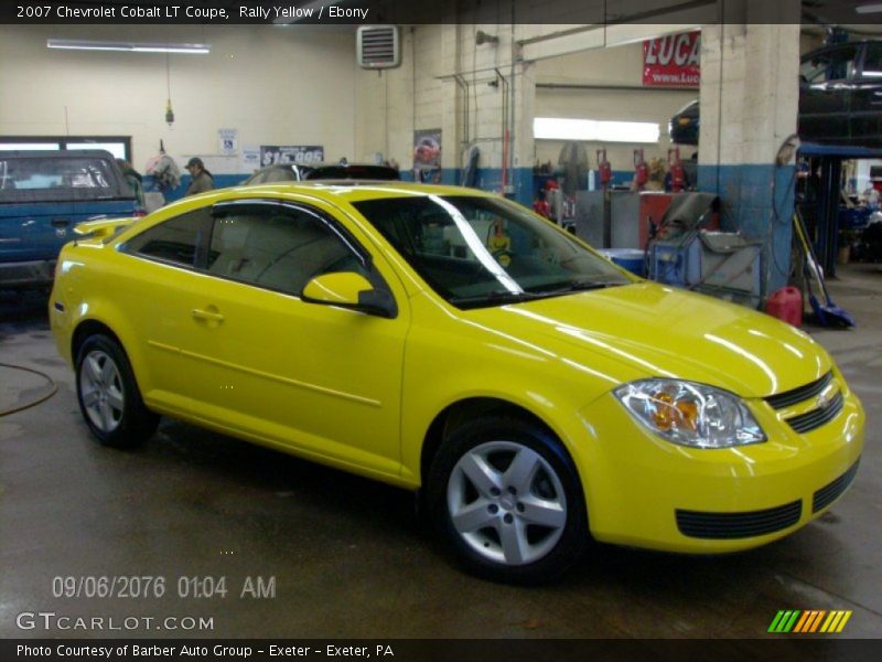 Rally Yellow / Ebony 2007 Chevrolet Cobalt LT Coupe