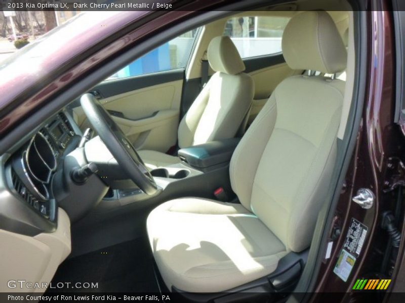 Dark Cherry Pearl Metallic / Beige 2013 Kia Optima LX