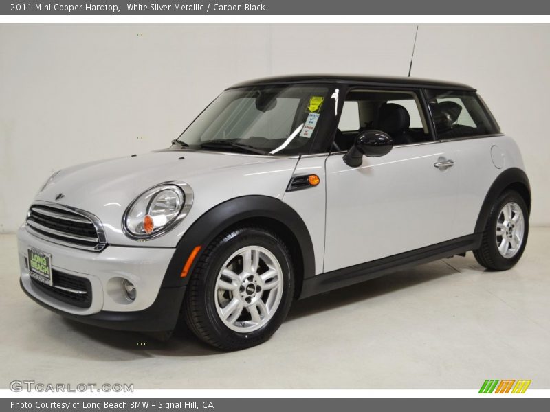 White Silver Metallic / Carbon Black 2011 Mini Cooper Hardtop
