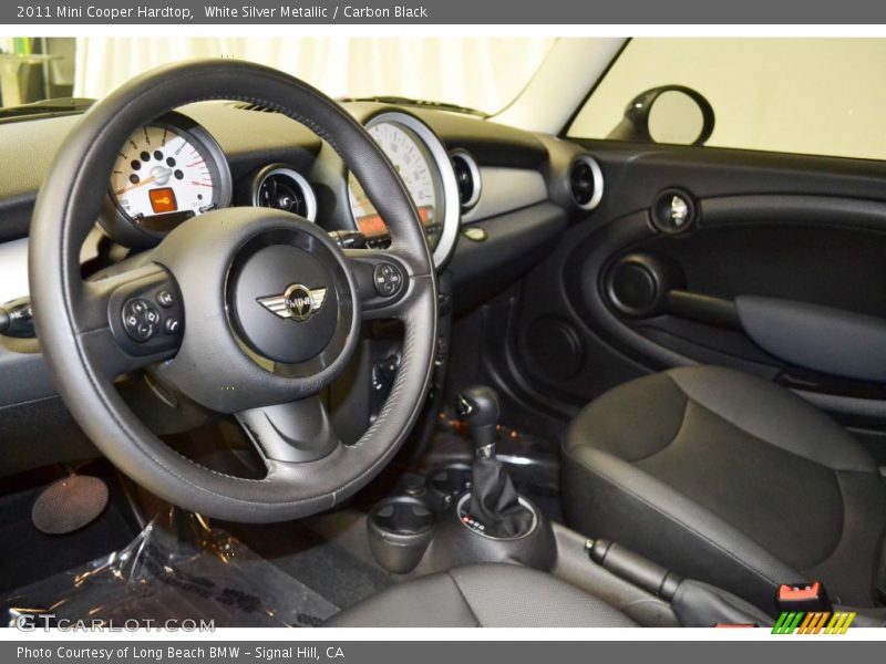 White Silver Metallic / Carbon Black 2011 Mini Cooper Hardtop