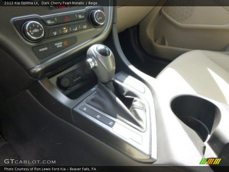 Dark Cherry Pearl Metallic / Beige 2013 Kia Optima LX