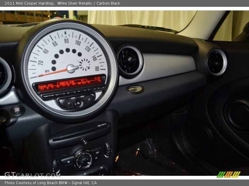 White Silver Metallic / Carbon Black 2011 Mini Cooper Hardtop