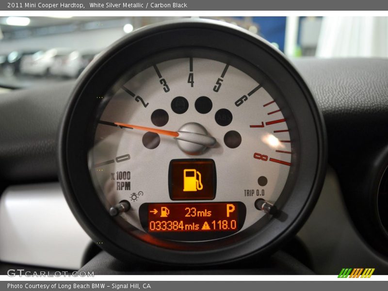 White Silver Metallic / Carbon Black 2011 Mini Cooper Hardtop