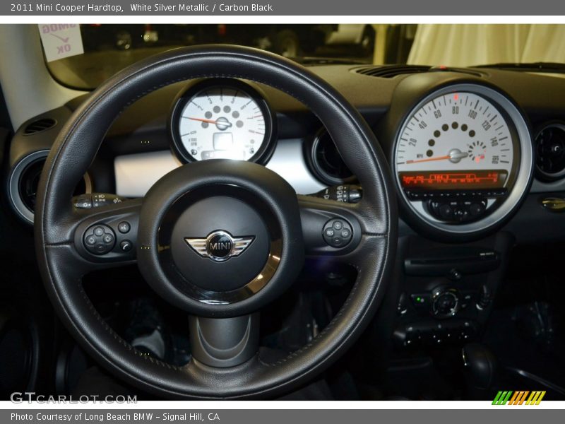White Silver Metallic / Carbon Black 2011 Mini Cooper Hardtop