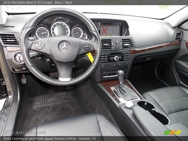  2010 E 350 Coupe Black Interior