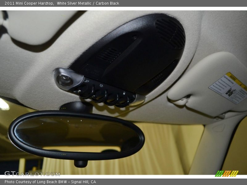 White Silver Metallic / Carbon Black 2011 Mini Cooper Hardtop