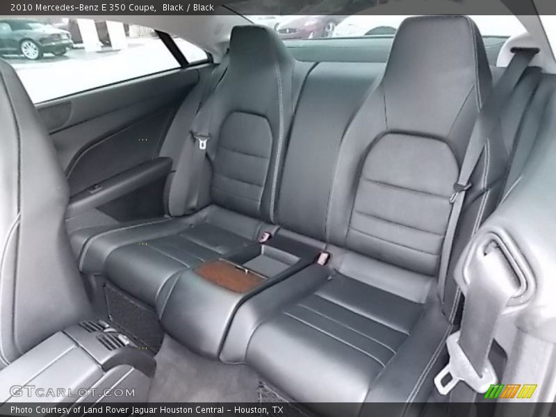 Rear Seat of 2010 E 350 Coupe