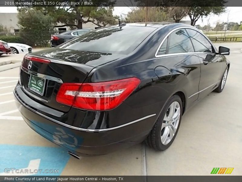 Black / Black 2010 Mercedes-Benz E 350 Coupe