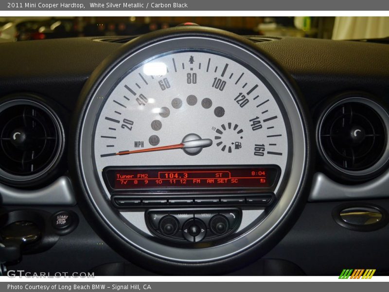 White Silver Metallic / Carbon Black 2011 Mini Cooper Hardtop