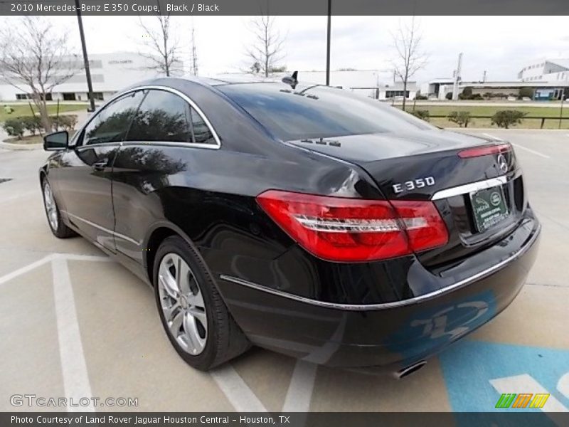 Black / Black 2010 Mercedes-Benz E 350 Coupe
