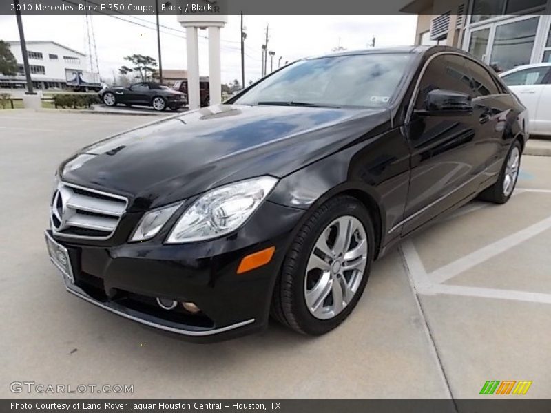 Black / Black 2010 Mercedes-Benz E 350 Coupe