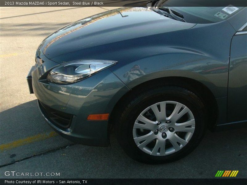 Steel Blue / Black 2013 Mazda MAZDA6 i Sport Sedan