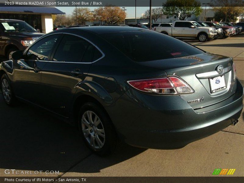 Steel Blue / Black 2013 Mazda MAZDA6 i Sport Sedan