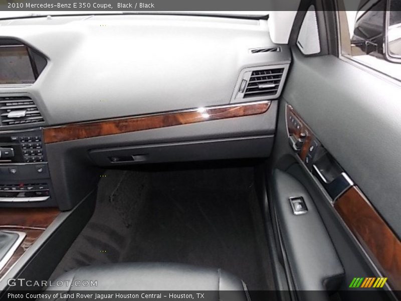 Black / Black 2010 Mercedes-Benz E 350 Coupe