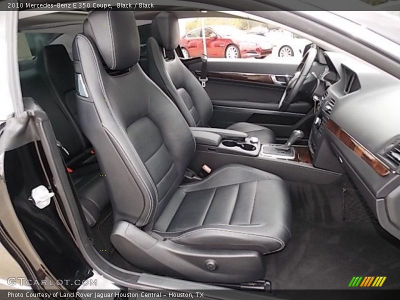 Front Seat of 2010 E 350 Coupe