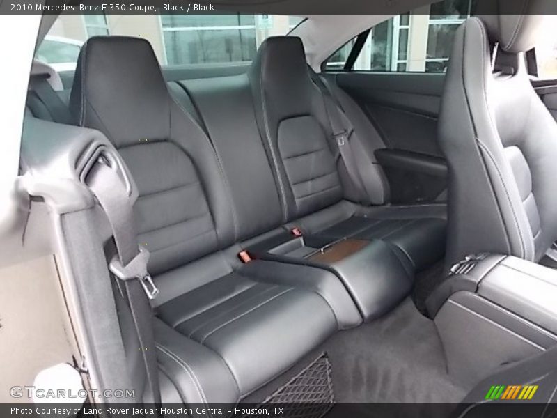 Rear Seat of 2010 E 350 Coupe