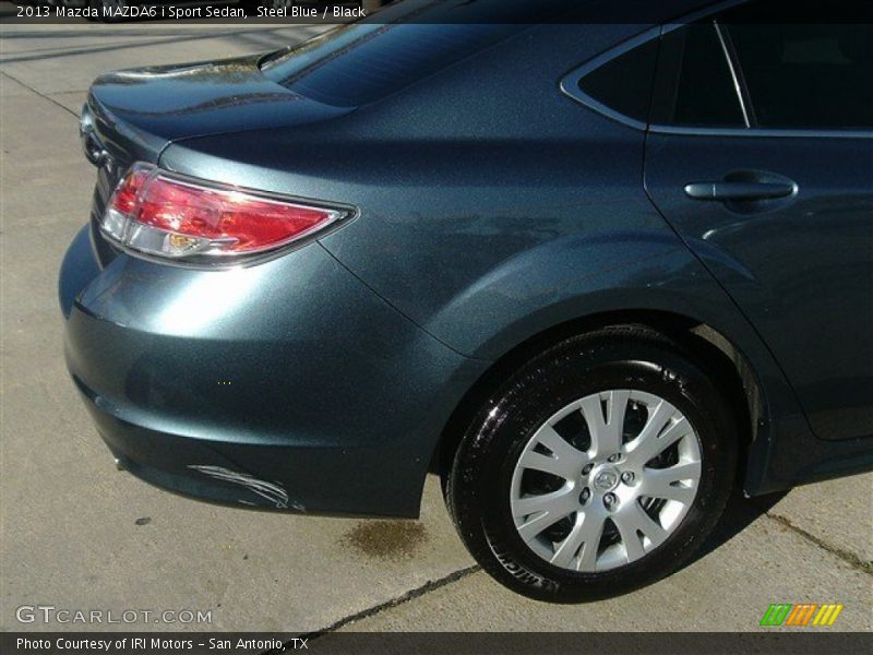 Steel Blue / Black 2013 Mazda MAZDA6 i Sport Sedan