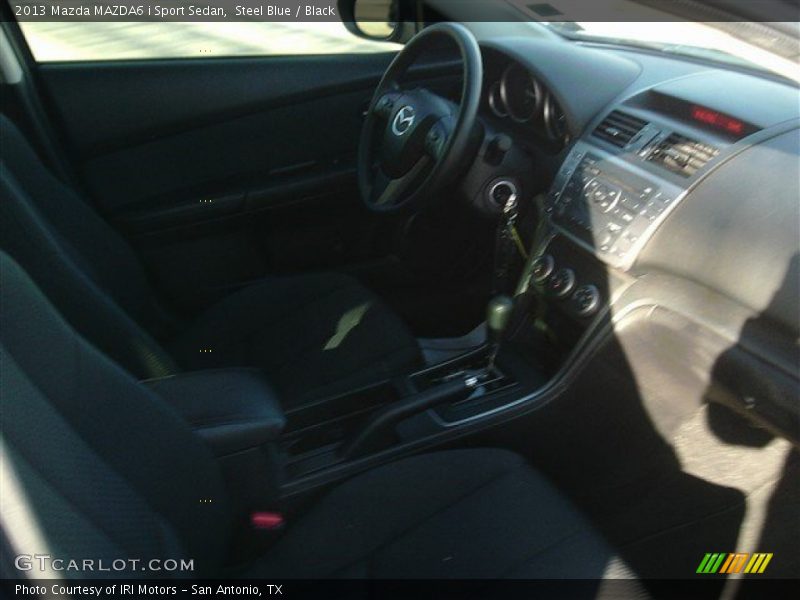 Steel Blue / Black 2013 Mazda MAZDA6 i Sport Sedan