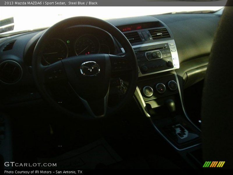 Steel Blue / Black 2013 Mazda MAZDA6 i Sport Sedan