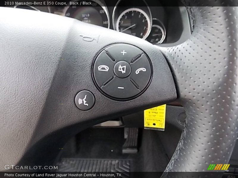 Controls of 2010 E 350 Coupe