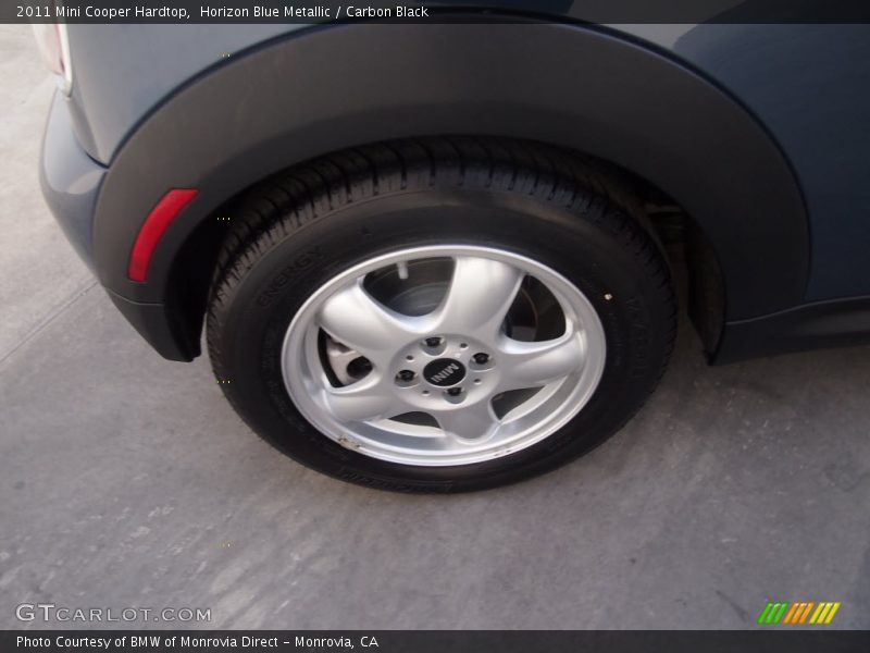 Horizon Blue Metallic / Carbon Black 2011 Mini Cooper Hardtop