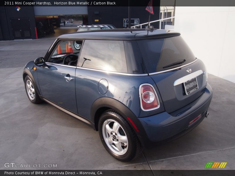 Horizon Blue Metallic / Carbon Black 2011 Mini Cooper Hardtop