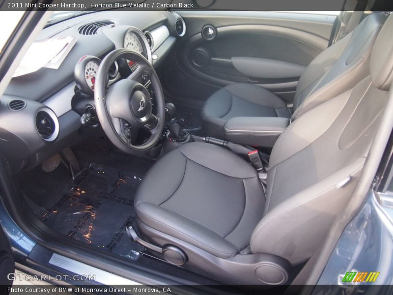 Horizon Blue Metallic / Carbon Black 2011 Mini Cooper Hardtop