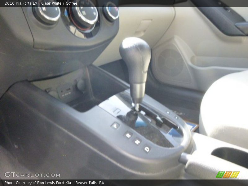 Clear White / Coffee 2010 Kia Forte EX