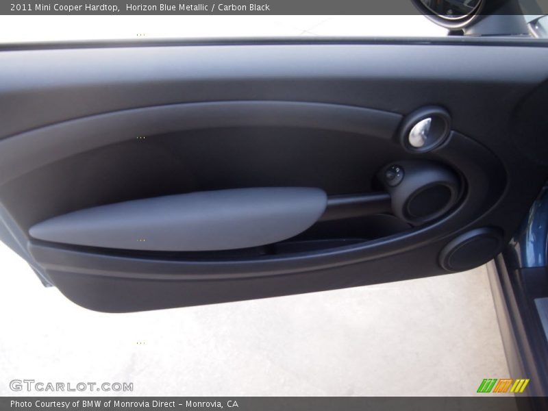 Horizon Blue Metallic / Carbon Black 2011 Mini Cooper Hardtop