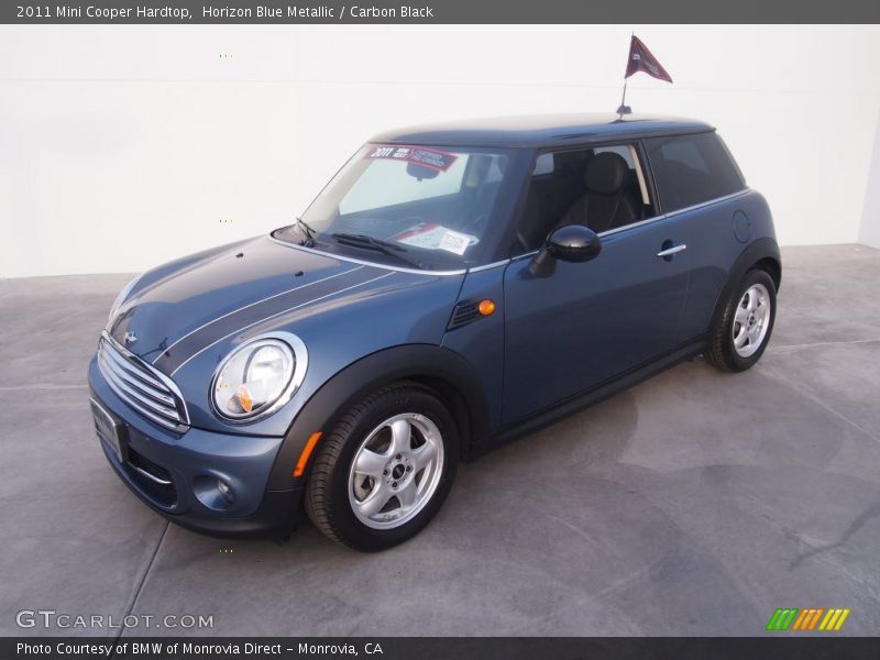 Horizon Blue Metallic / Carbon Black 2011 Mini Cooper Hardtop
