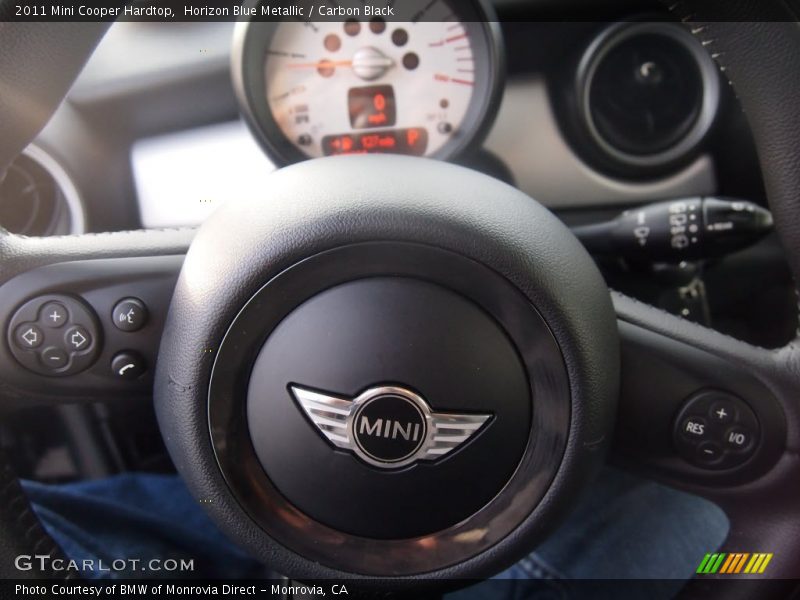 Horizon Blue Metallic / Carbon Black 2011 Mini Cooper Hardtop