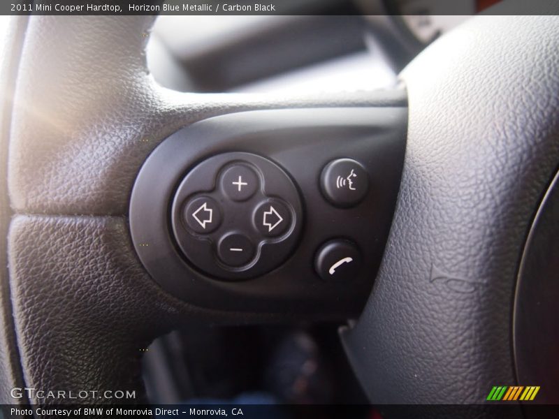 Horizon Blue Metallic / Carbon Black 2011 Mini Cooper Hardtop