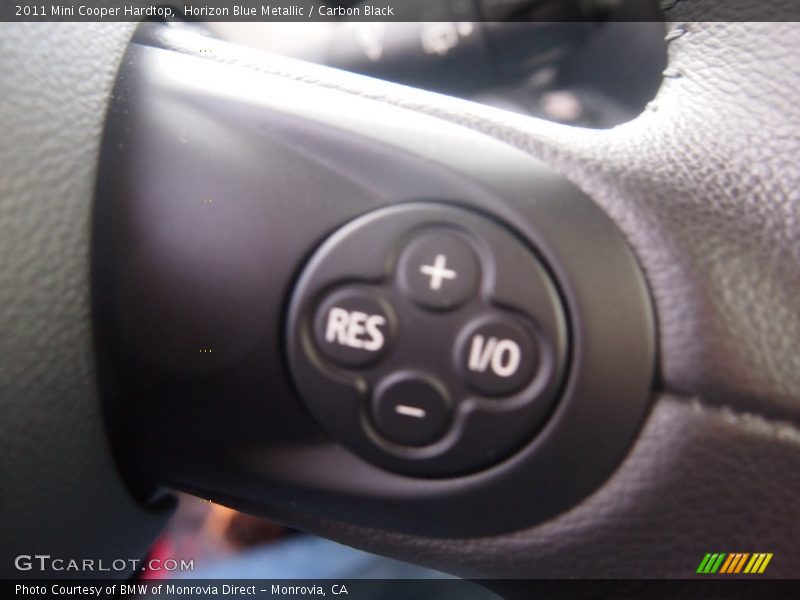 Horizon Blue Metallic / Carbon Black 2011 Mini Cooper Hardtop