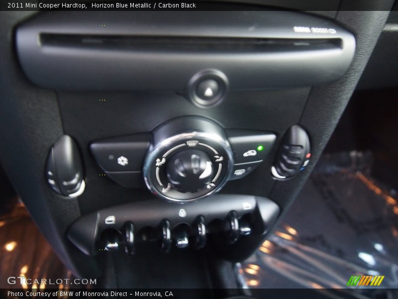 Horizon Blue Metallic / Carbon Black 2011 Mini Cooper Hardtop