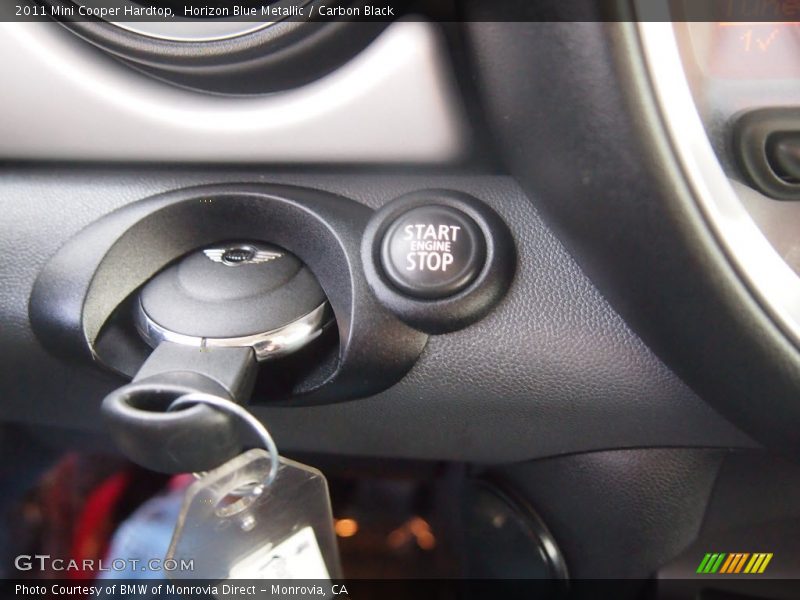 Horizon Blue Metallic / Carbon Black 2011 Mini Cooper Hardtop