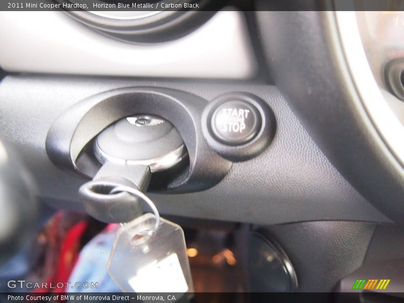 Horizon Blue Metallic / Carbon Black 2011 Mini Cooper Hardtop