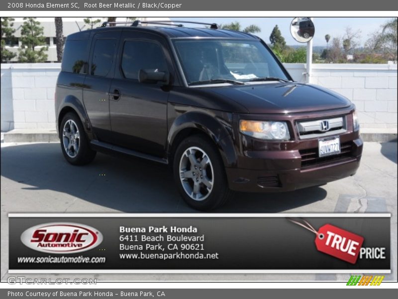 Root Beer Metallic / Black/Copper 2008 Honda Element SC