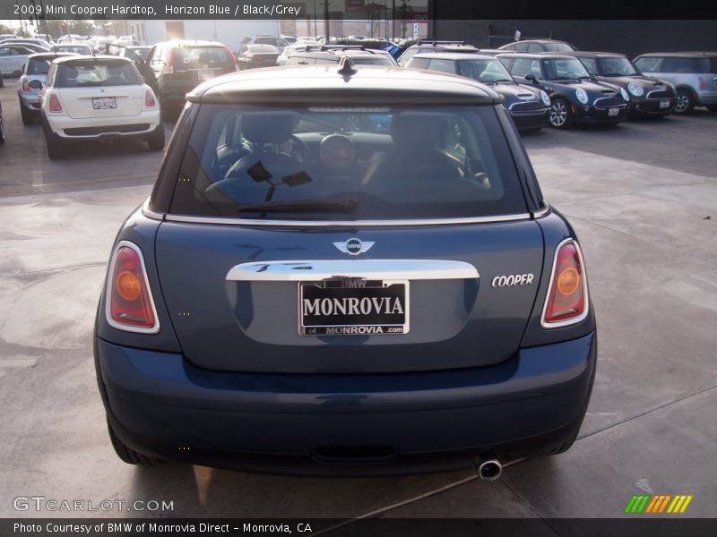 Horizon Blue / Black/Grey 2009 Mini Cooper Hardtop