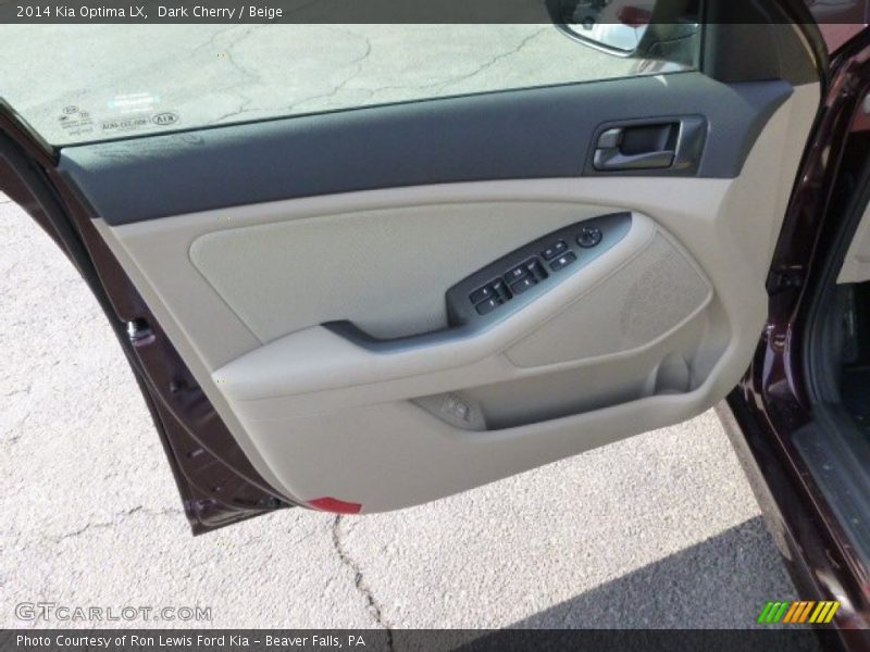 Dark Cherry / Beige 2014 Kia Optima LX