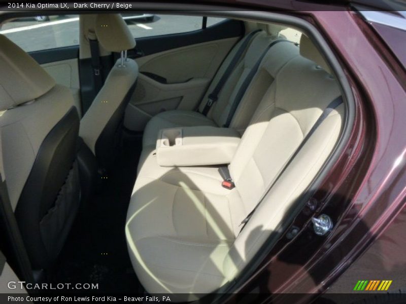 Dark Cherry / Beige 2014 Kia Optima LX