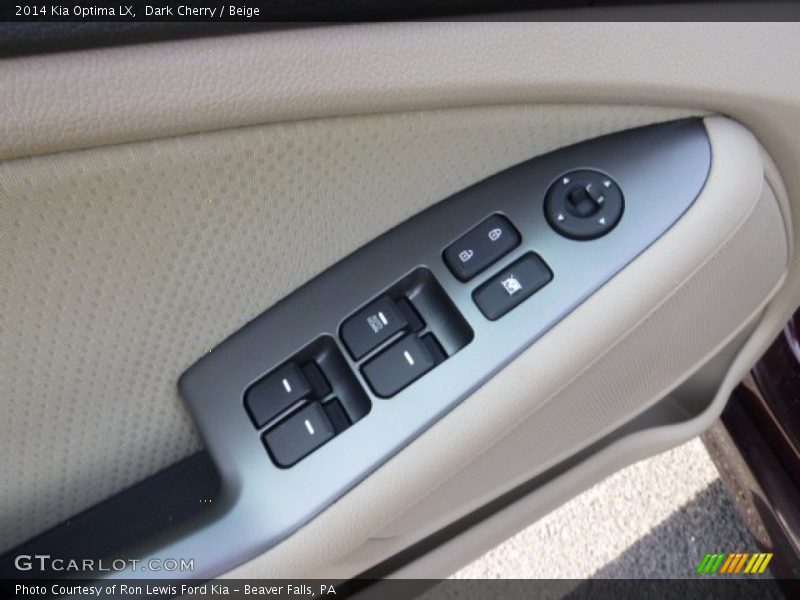 Dark Cherry / Beige 2014 Kia Optima LX