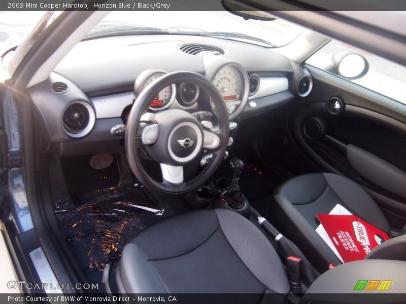 Horizon Blue / Black/Grey 2009 Mini Cooper Hardtop