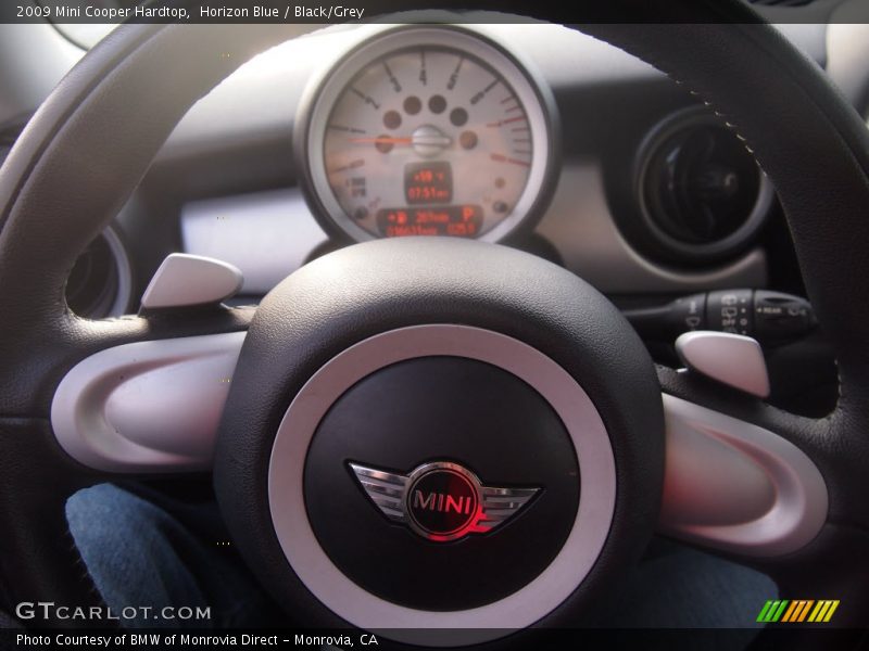 Horizon Blue / Black/Grey 2009 Mini Cooper Hardtop