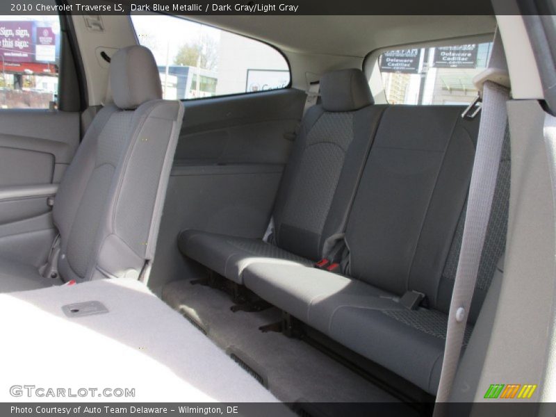 Dark Blue Metallic / Dark Gray/Light Gray 2010 Chevrolet Traverse LS