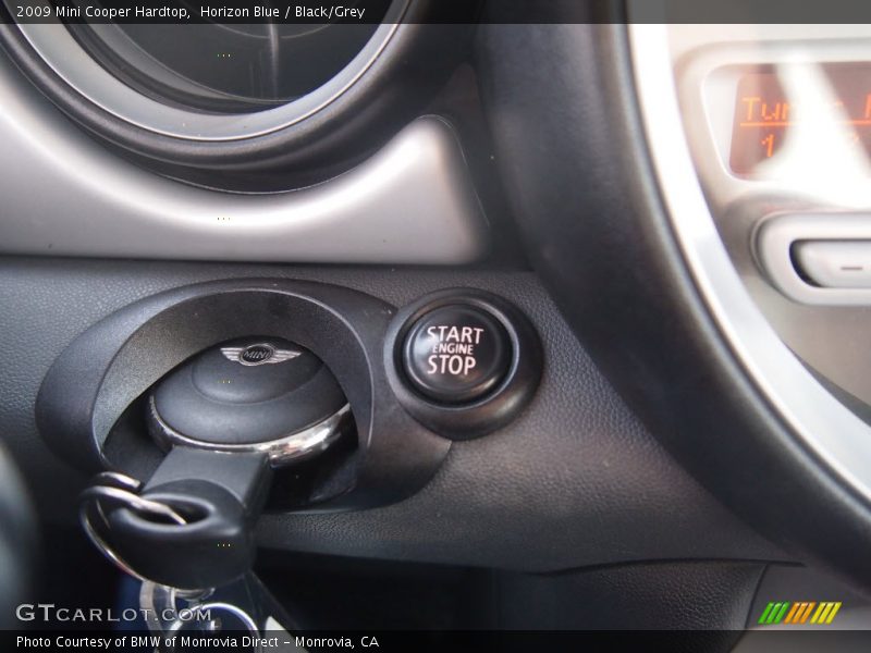 Horizon Blue / Black/Grey 2009 Mini Cooper Hardtop