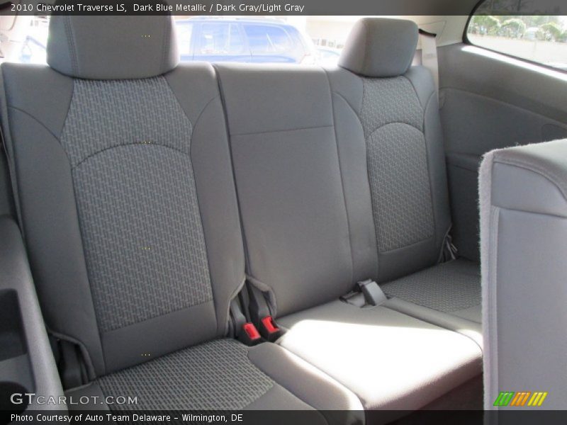 Dark Blue Metallic / Dark Gray/Light Gray 2010 Chevrolet Traverse LS
