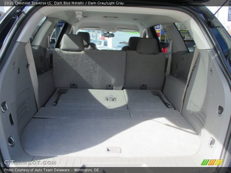 Dark Blue Metallic / Dark Gray/Light Gray 2010 Chevrolet Traverse LS