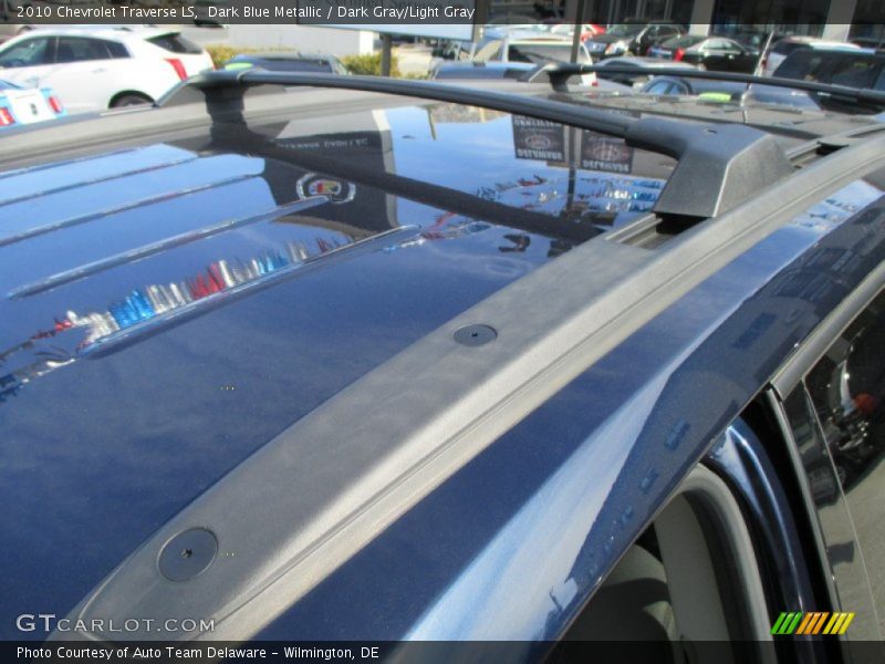Dark Blue Metallic / Dark Gray/Light Gray 2010 Chevrolet Traverse LS